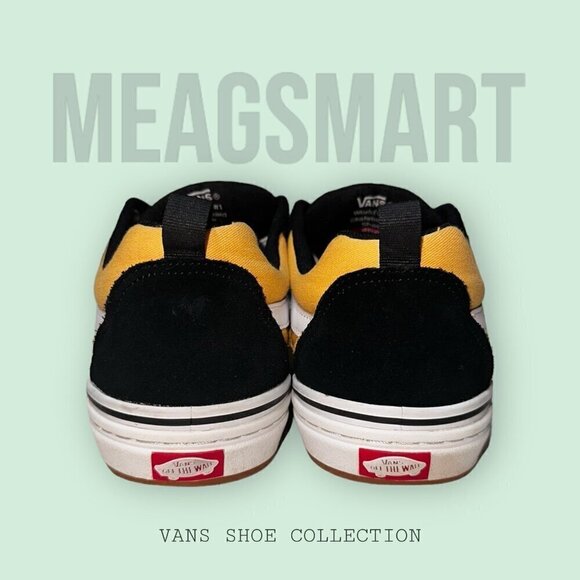 VANS x Kyle Walker Pro Pop Cush Suede Black And Yellow Skate Shoes - Picture 6 of 6